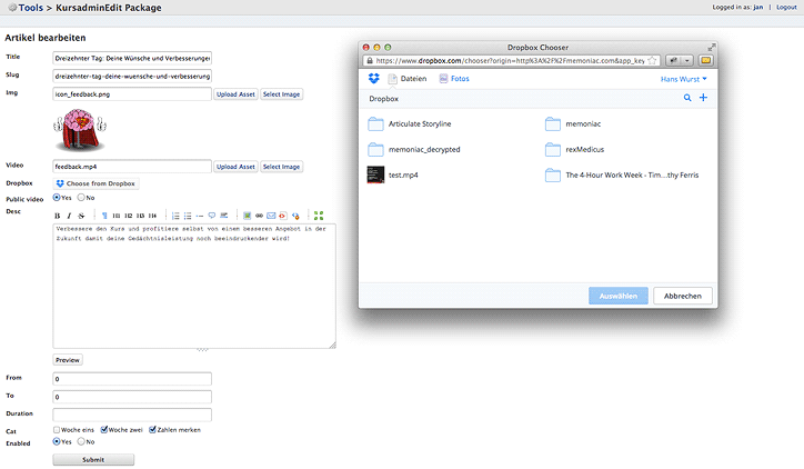 Dropbox & FUEL Sitting in a Tree